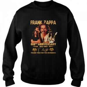 Frank Zappa 80th Anniversary 1941 2021 Rock Legend Fan Gift Sweatshirt